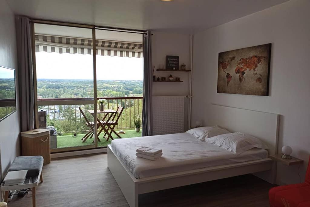 Studio Charmant Avec Vue Magnifique! Montrichard Buitenkant foto