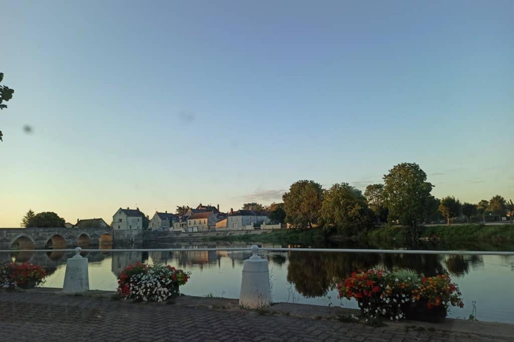 Studio Charmant Avec Vue Magnifique! Montrichard Buitenkant foto